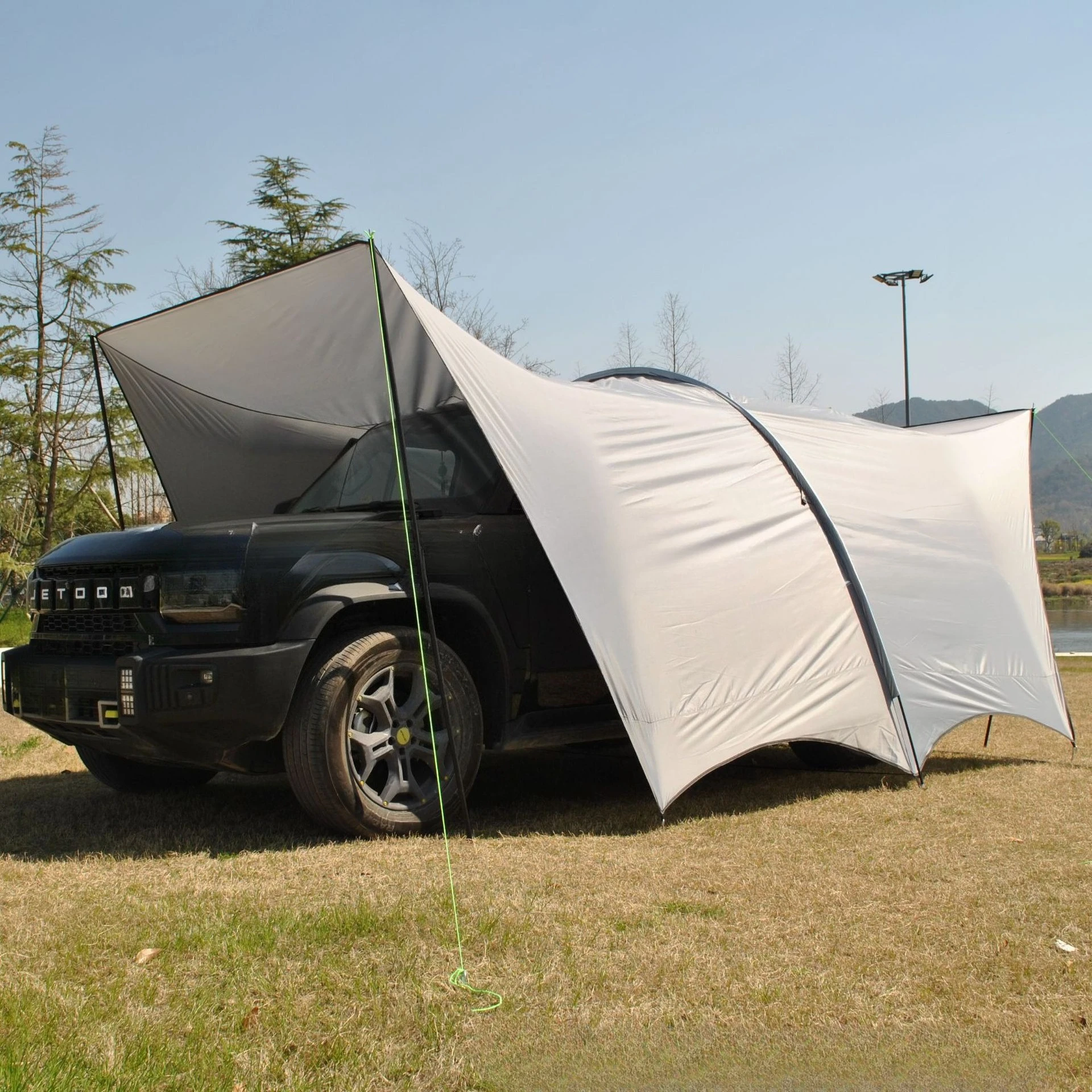 Can directly cover the car, car cover canopy garage tent 8 people shade tent