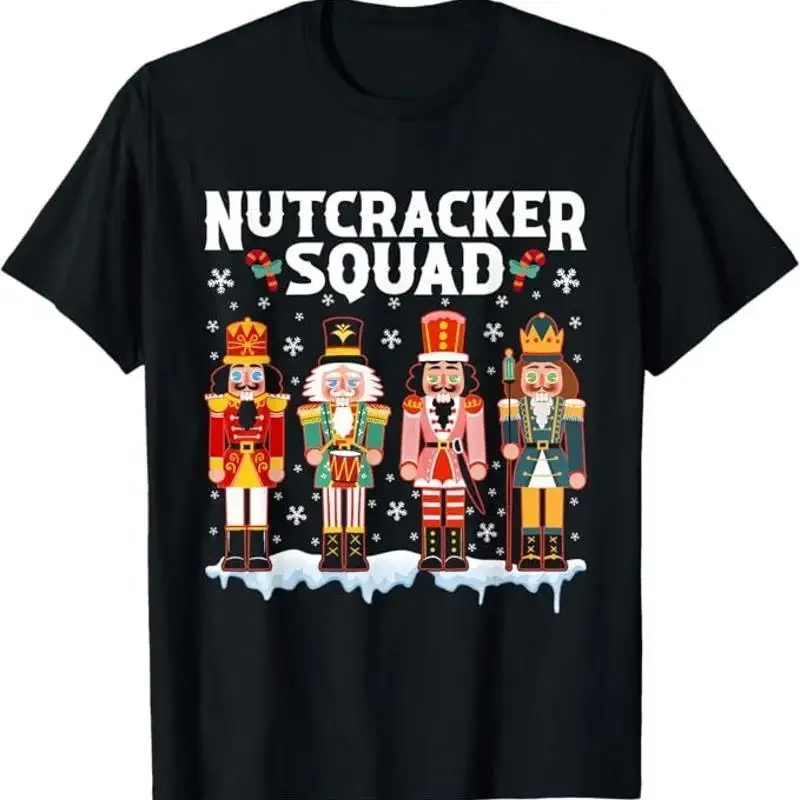 Nutcracker Squad Holiday Christmas Pajama T Shirt