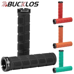 BUCKLOS Bicycle Rubber Grips Soft Comfortable 22.2mm Handlebar Grips Anti-slip Mountain Bike Handlebar Lock Grip Bicycle Parts