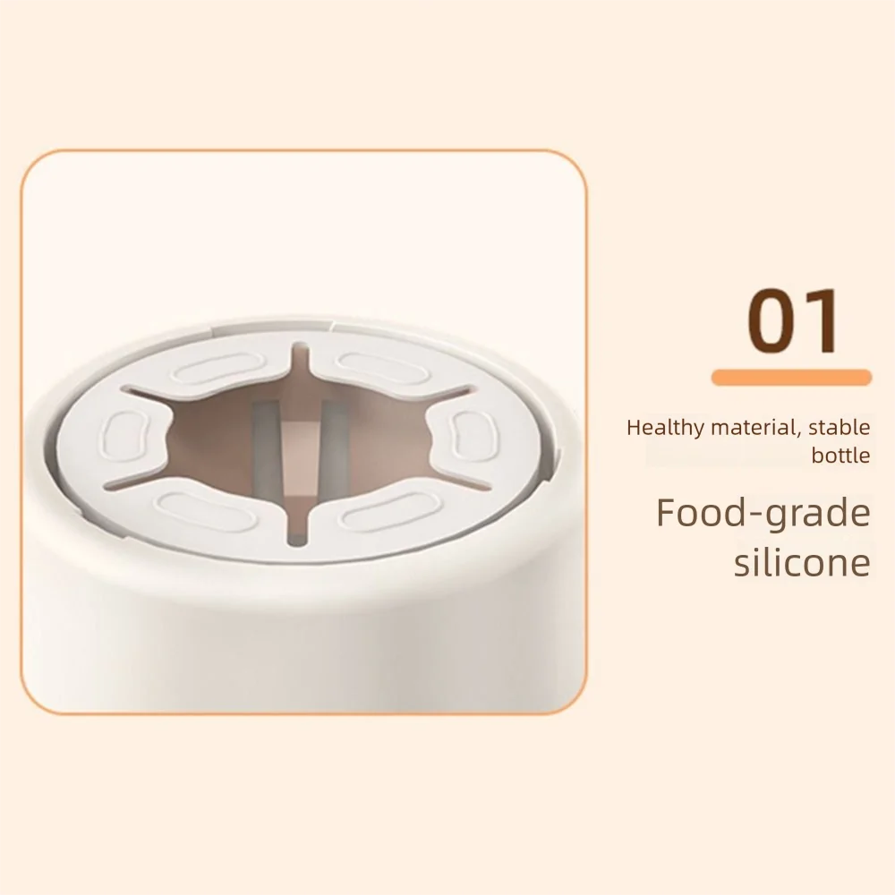 خلاط حليب الأطفال الكهربائي القابل للتعديل بدون كتل، خلاط مسحوق كهربائي منخفض الضوضاء، سهل الاستخدام وقابل لإعادة الشحن عبر USB #2