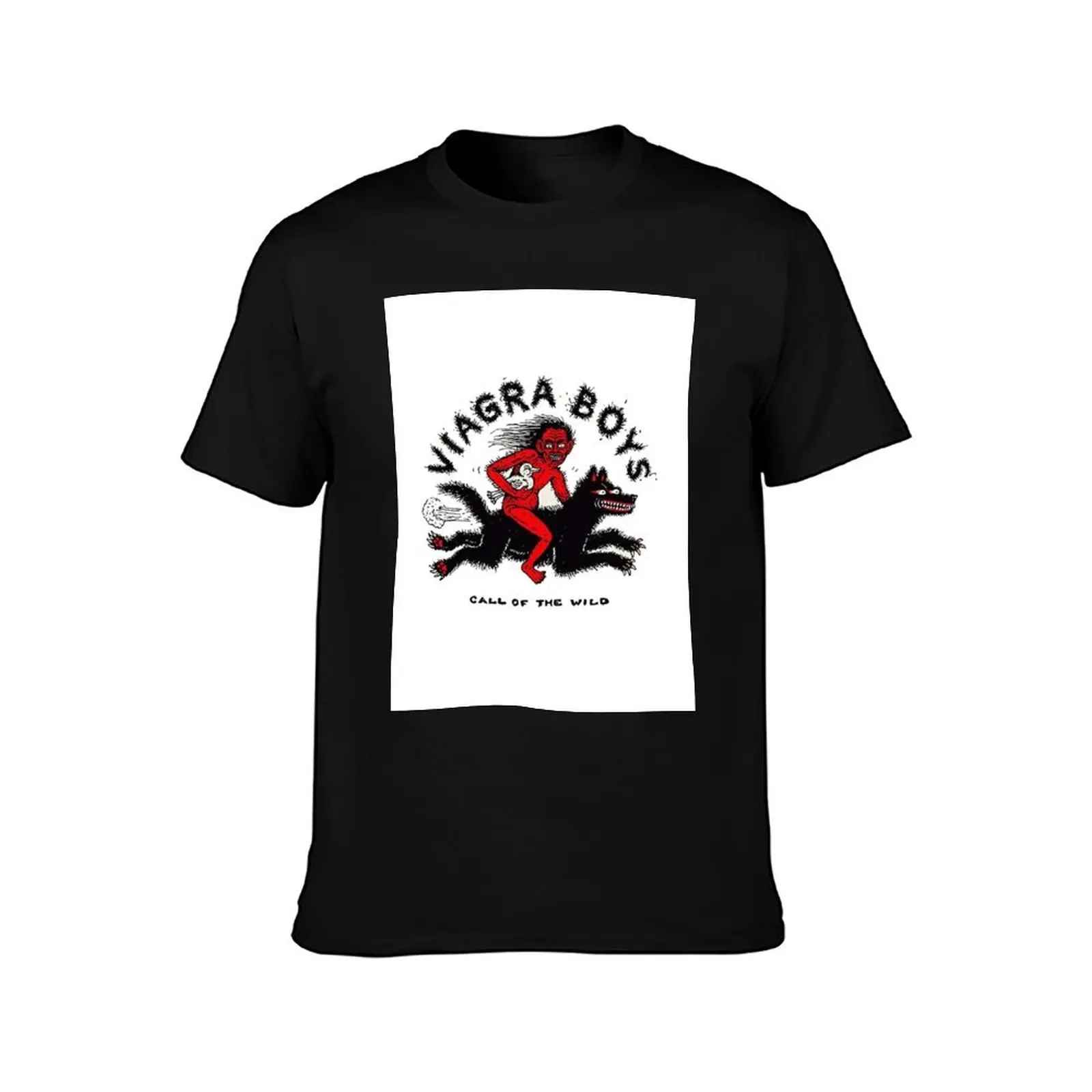 Viagra Boys - Call of the Wild T-Shirt Work Casual Loose Fit T-Shirt
