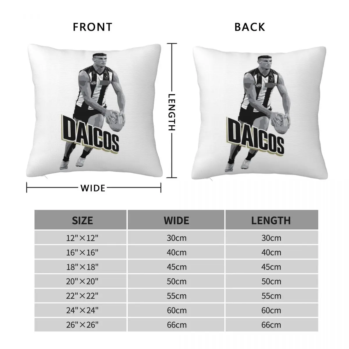 Nick Daicos Square Pillowcase Polyester Linen Velvet Printed Zip Decor Pillow Case Bed Cushion Cover