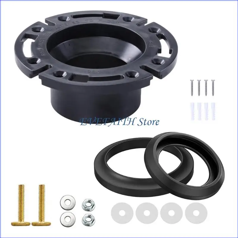 124B مجموعة مانعة للتسرب شفة المرحاض مع تصميم مقاوم للتآكل 385345892 لترقيات المرحاض #5