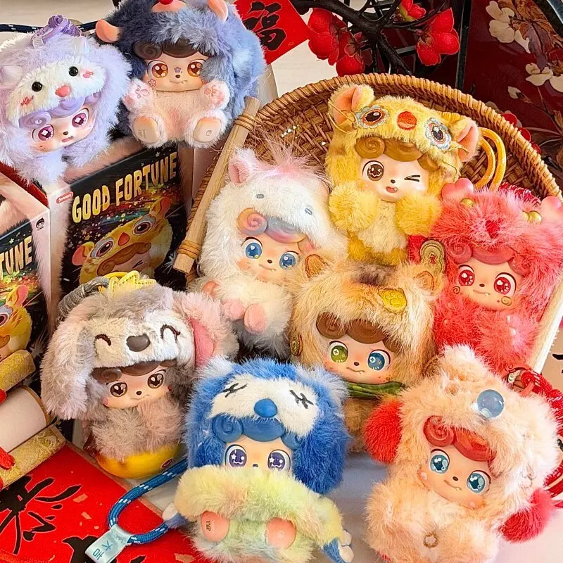 

New Jotoys Q Kids Colorful Series Blind Box Trendy Play Peripheral Mystery Box Cute Vinyl Plush Pendant Toy Kids Birthday Gifts