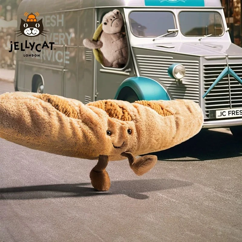 

Genuine UK Jellycat Amuseables Baguette Super Soft Cute Food Plush Toy Baby Soothing Companion Stuffed Doll Gift
