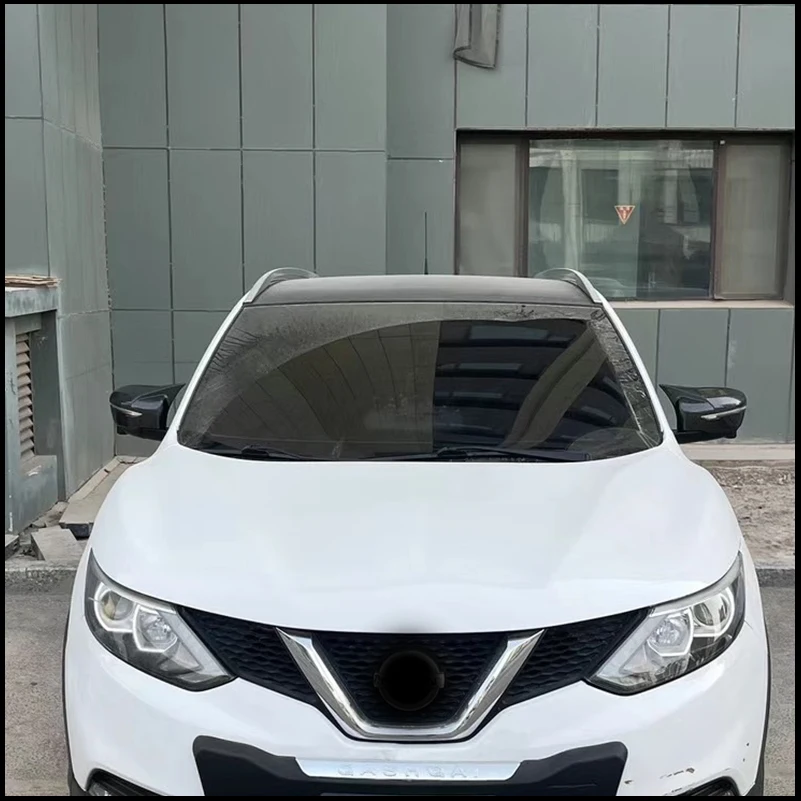 For Nissan Qashqai J11 2015-2019 With Horn Rearview Mirror Cover Caps Sticker Trim Car Parts Accessories
