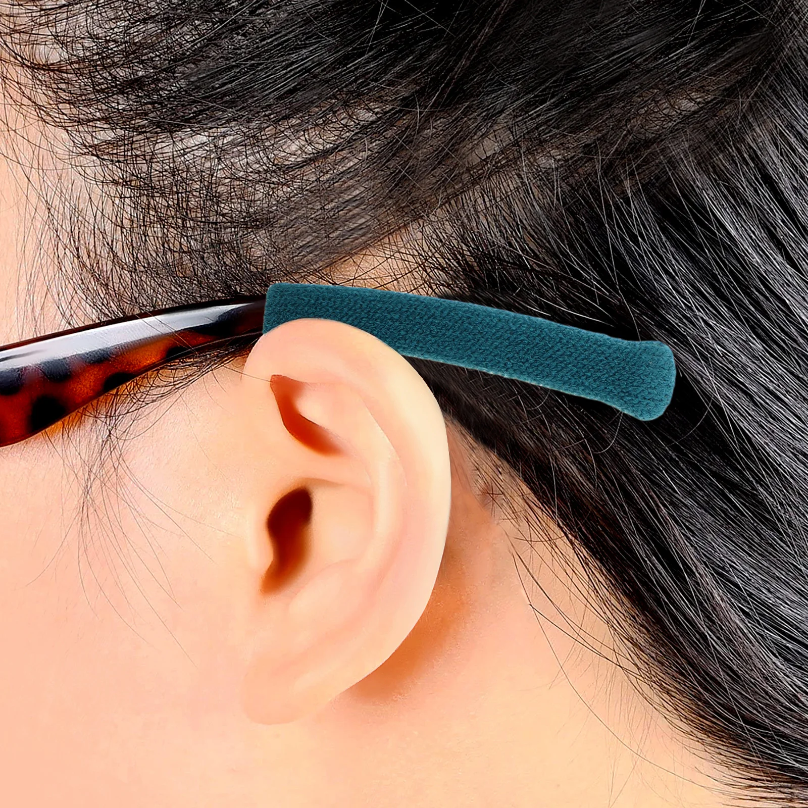 

4Pairs GlassesEarGrips HighElasticity SoftCushioned AntiSlip SunglassesTemples YarnProtector ComfortableMaterial