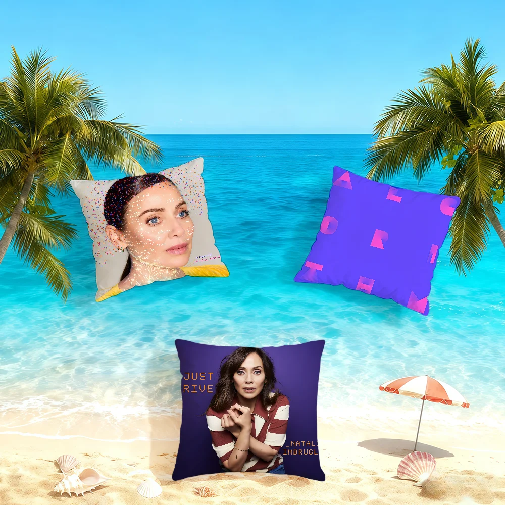 Housse de coussin N-Natalie Imbruglia Algorithm, pour la maison, la literie, le canapé, le salon, taie d'oreiller simple, douce, pour la peau, cadeau de fête