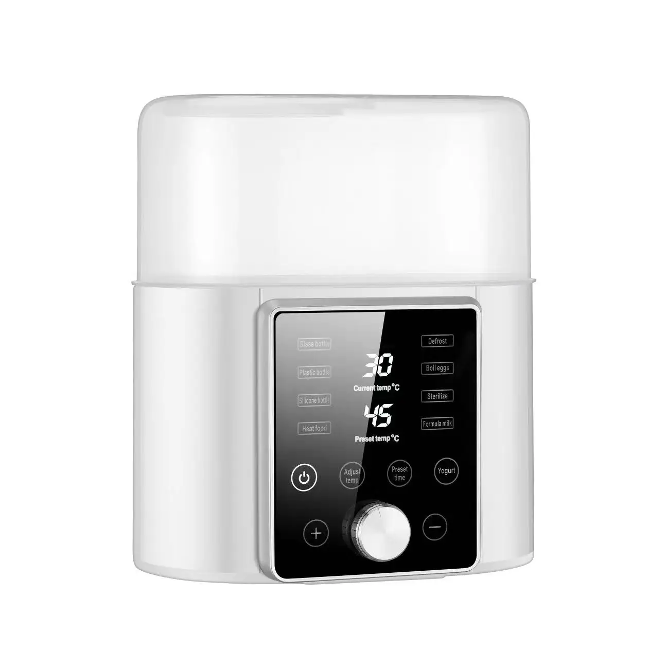 Smart Touch Digital All in One Scaldabiberon per latte caldo con acqua per l'alimentazione del bambino con sterilizzatore