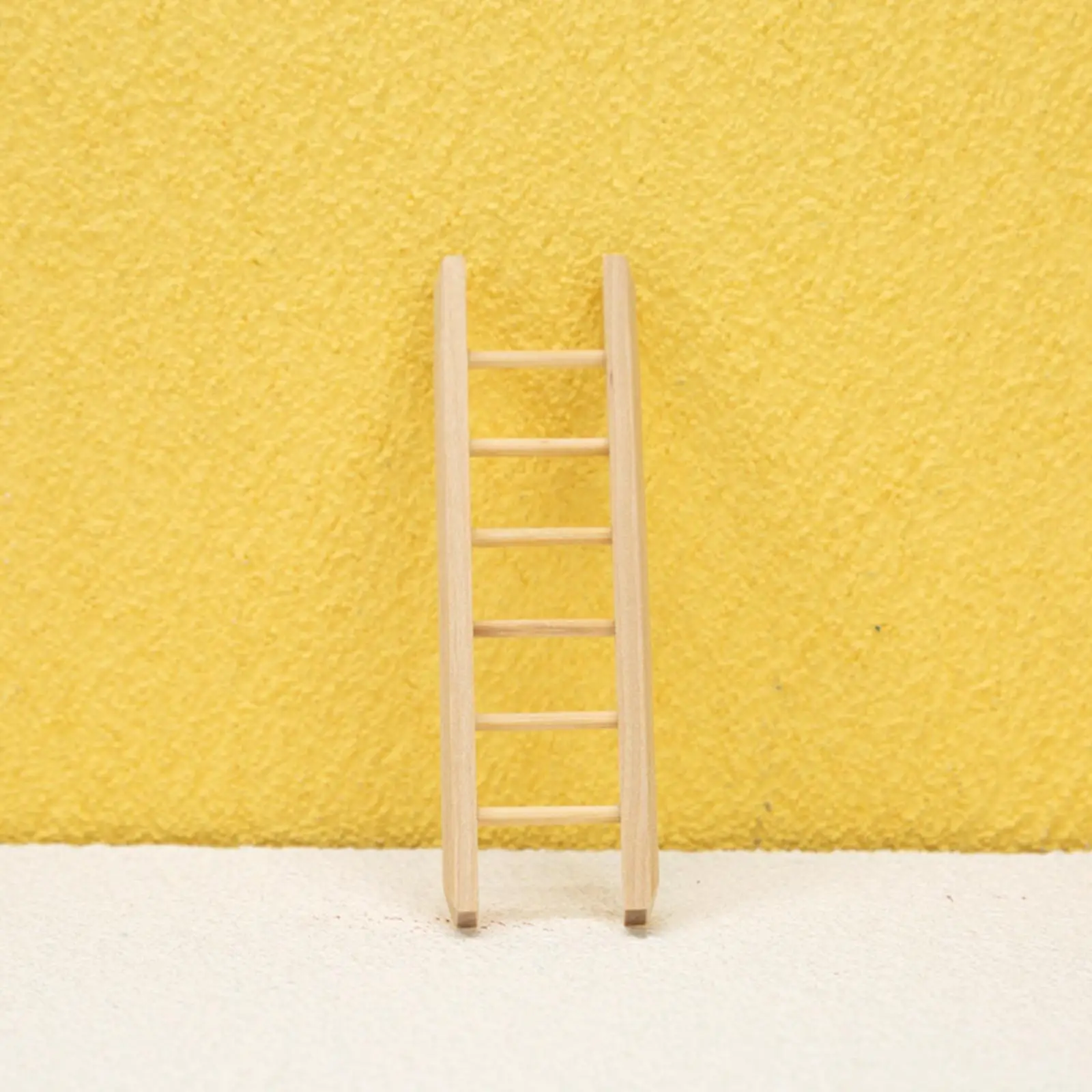 Dollhouse Wood Ladder Miniature 1 12 Scale Hand Painted Decor Accessory for Doll House Furniture DIY Craft Scene
