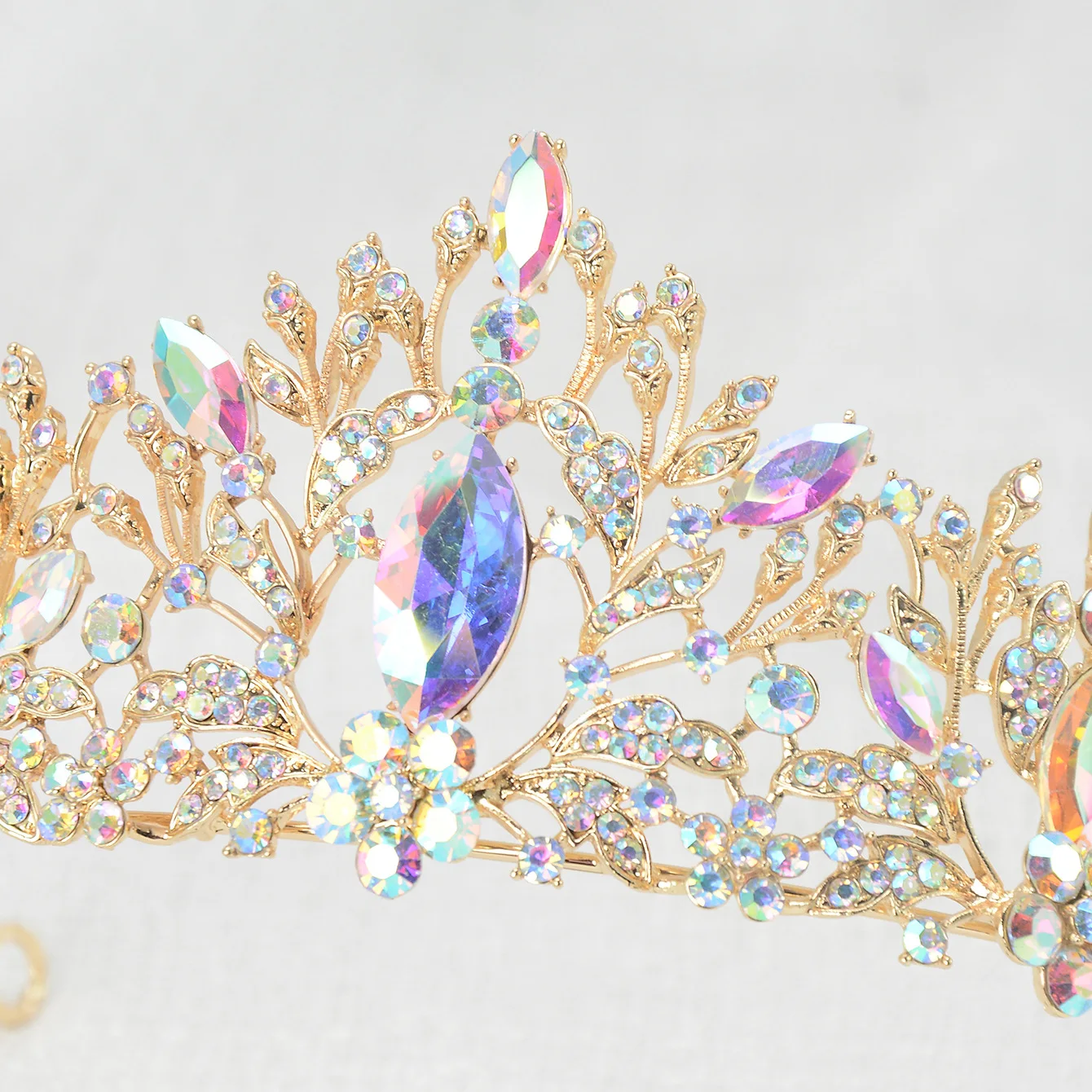 Children's little princess crown hairpin, birthday performance decorative headdress, bridal headdress with high quality view 6