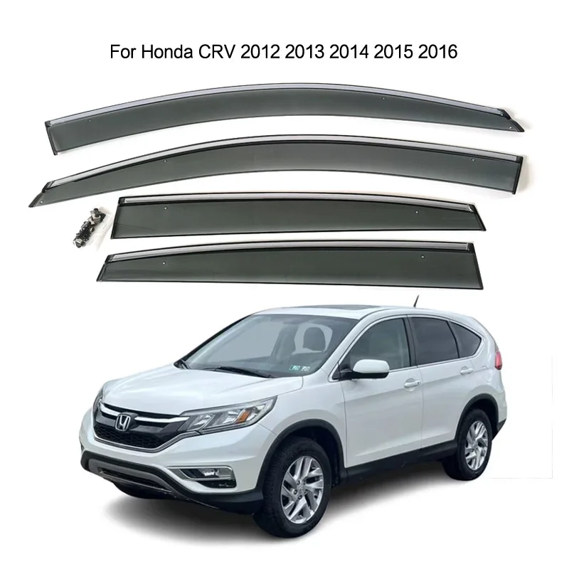 

Suitable for Honda 2012-2016 CRV rain and shine shield injection molded rain eyebrow thickened window rain eyebrow