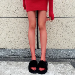 Chinese Red Pantyhose Female New Year Tights Women Stockings Slim Lingerie Anti-hook Silk Velvet Festival Wedding Bride Leggings