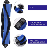 ABGH-10Pcs For Eufy Robovac X8 And X8 Hybrid  Vacuum Cleaner Accessories Main Side Brush HEPA Filter Mop Cloth