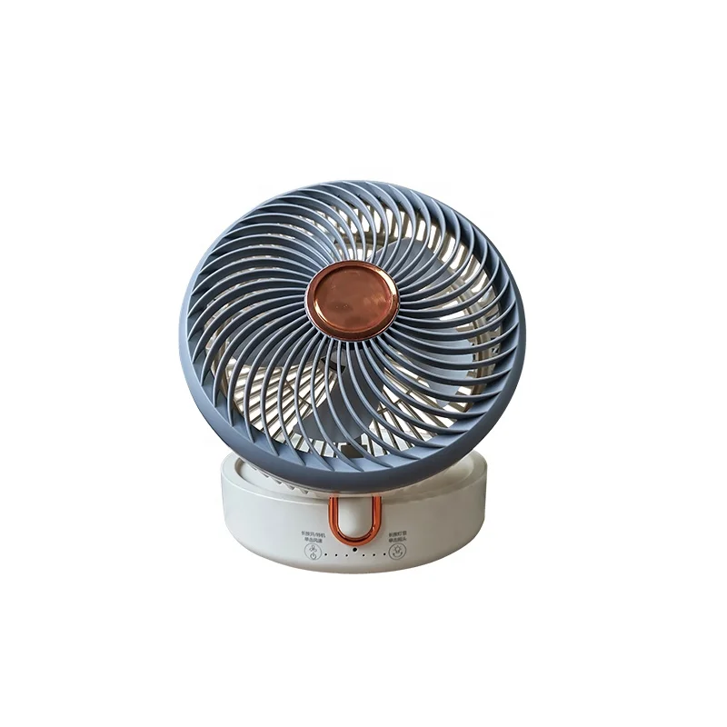 

Tom AutoPortable Mini Electric USB Adjustable Air Circulation Fan Folding LED Camping Lantern with Ceiling Fan Durable Plastic M