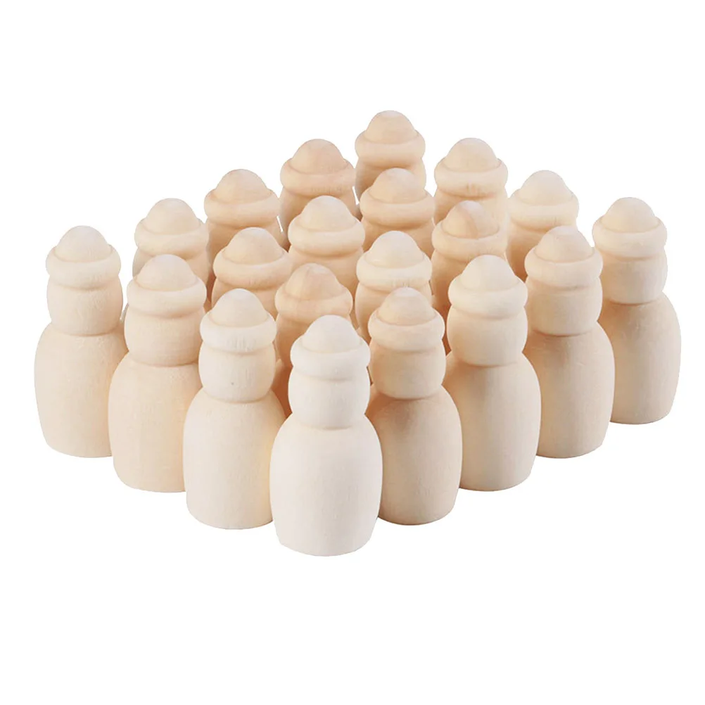 20 個クリエイティブ DIY 落書き塗装木材スライス家庭用装飾子供 DIY 絵画ウッドチップアートクラフトアクセサリー