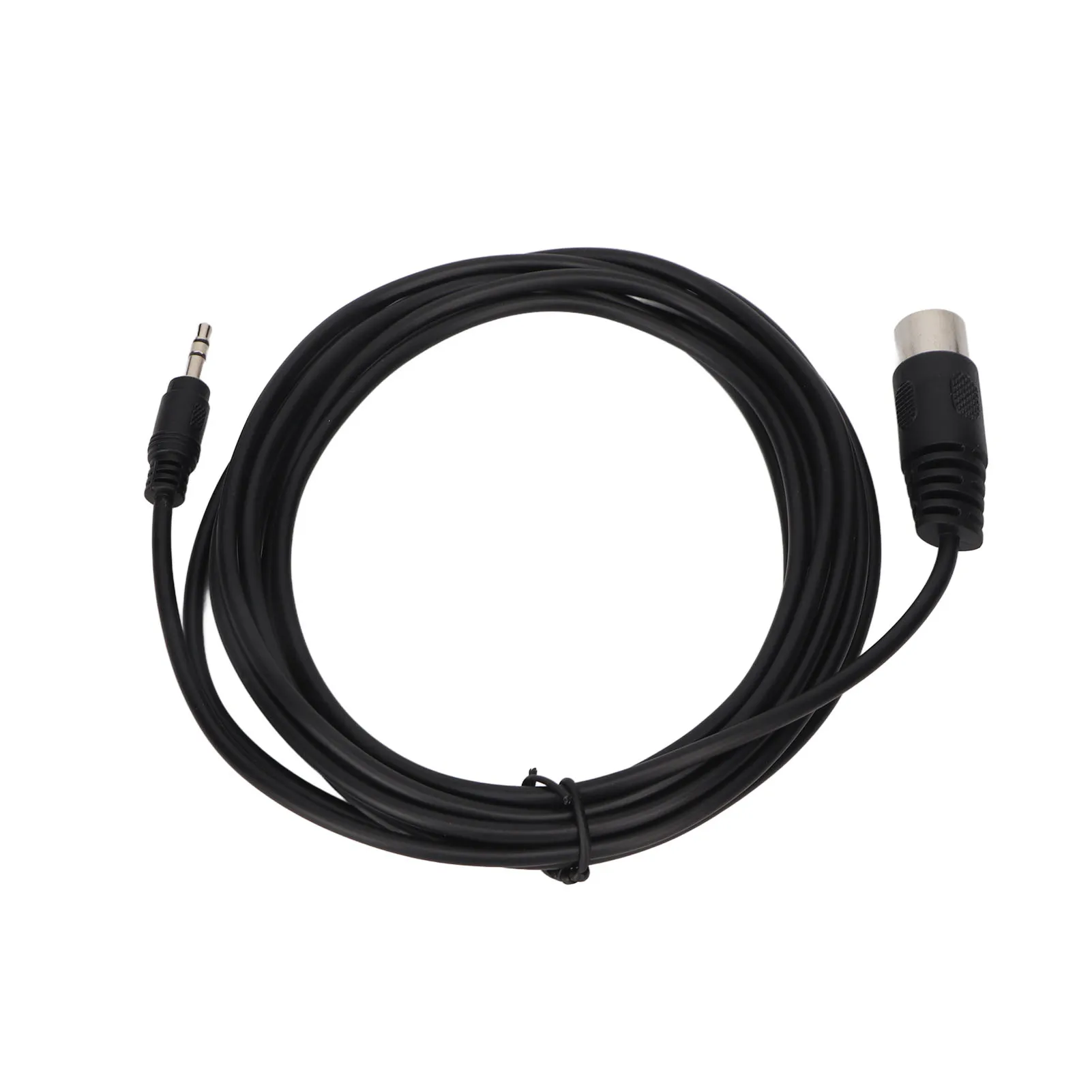 DIN 5 Pin to 3.5mm Cable Tangle Free Clear Signal DIN 5Pin Male to 3.5mm Male Sound Cable for Sound Equipment 9.8ft