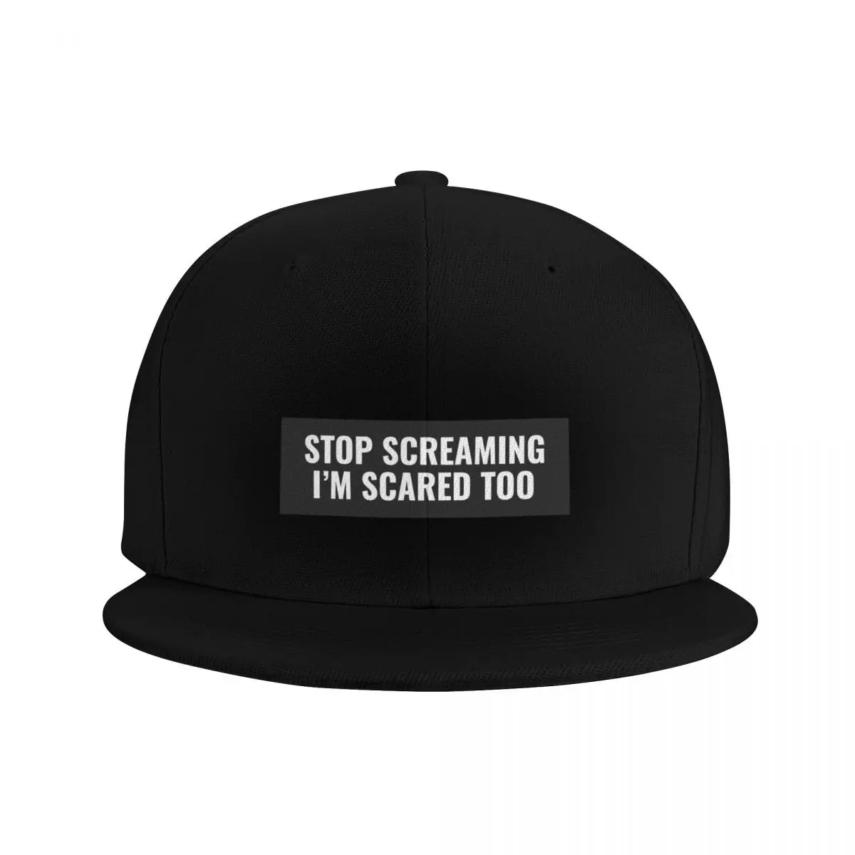 Casquette de baseball avec visière thermique pour homme et femme, Stop Screaming I "m fear too, chapeau d'été