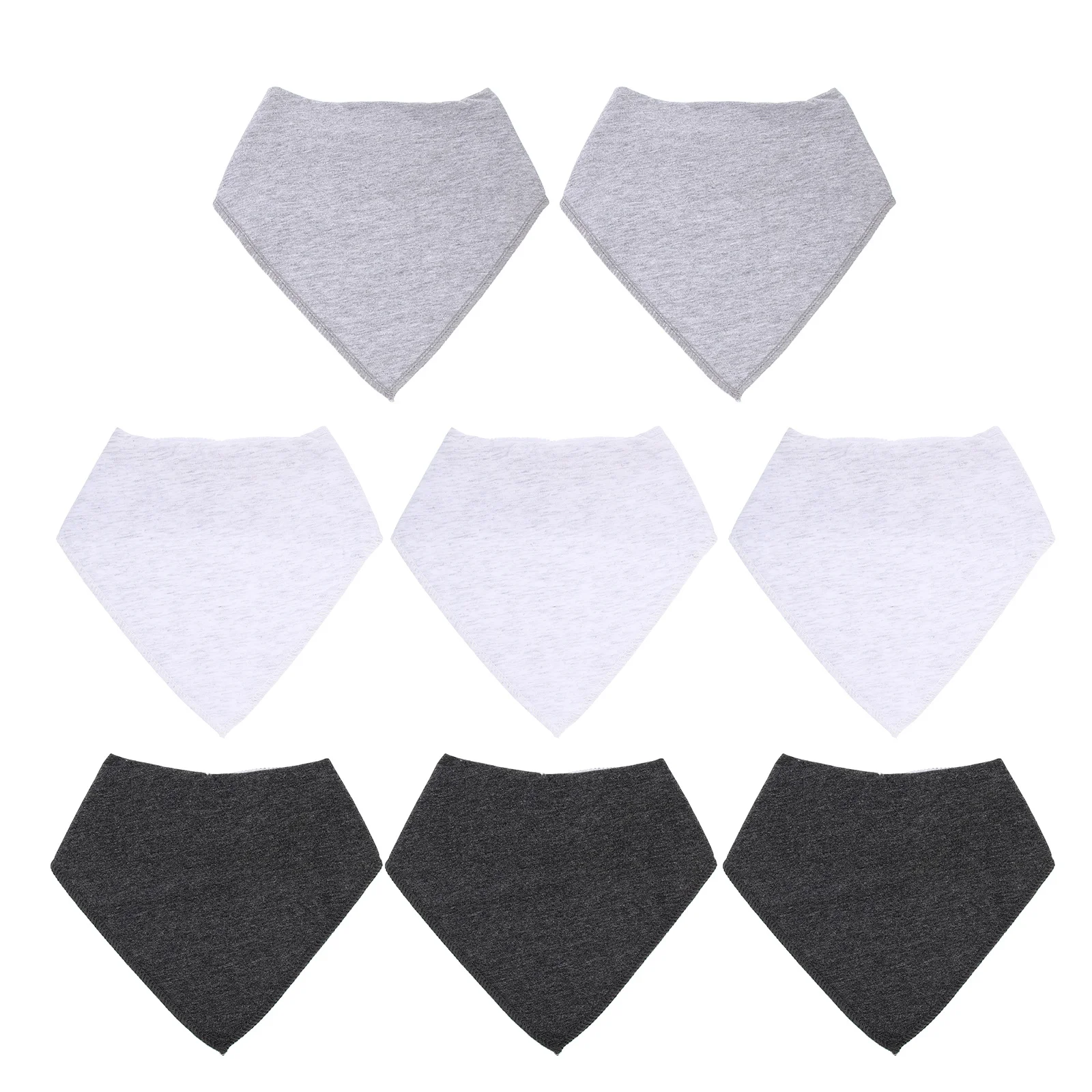 

8 шт., детские банданы унисекс, нагрудники, чистые слюнявчики, впитывающие полотенца для кормления малышей, впитывающие детские полотенца со слюной