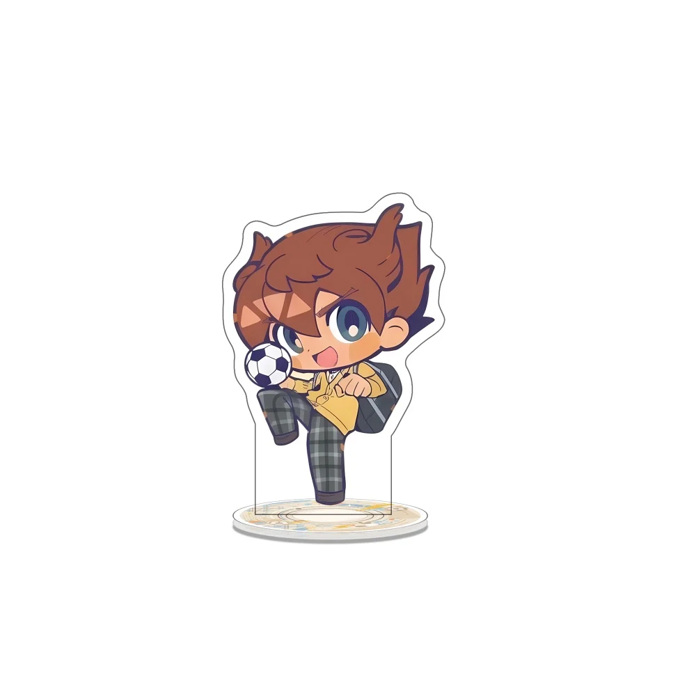 Anime Inazuma Eleven Acrylic Stand Keychain Endou Gouenji Kidou Suet Chibi Cute Figurine Merch Custom Pattern