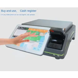 Touch Screen Electronic Cash Register Scale Collection All-in-One Machine Spicy Hot Fruit Shop Vegetables  Special