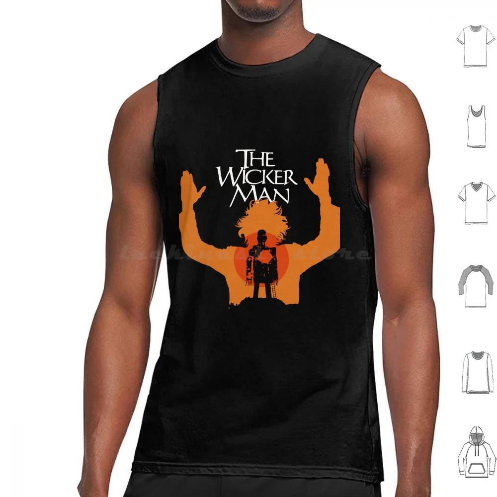 The Wicker Man Tank Tops Vest Sleeveless The Wicker Man Burning Man Christopher Lee Classic Movies Cult Movies Films Horror