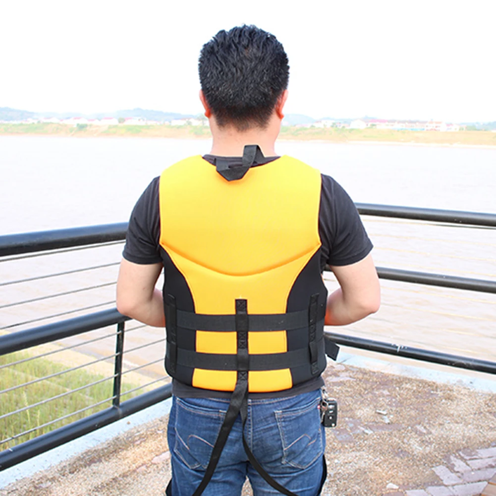 الصيد المياه سترة تزلج الطفو القوارب التزلج القيادة سترة خفيفة الوزن مشبك أمان رغوة عائمة لركوب الأمواج الشراع التجديف #3