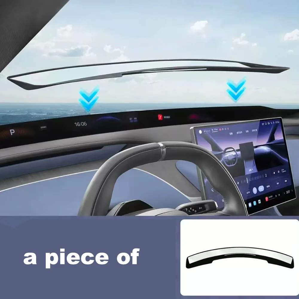 HUD Protective Cover For Xiaomi YU7 2025 2026 Sky Display Head-Up Dustproof High-Definition Interior Modification Accessories