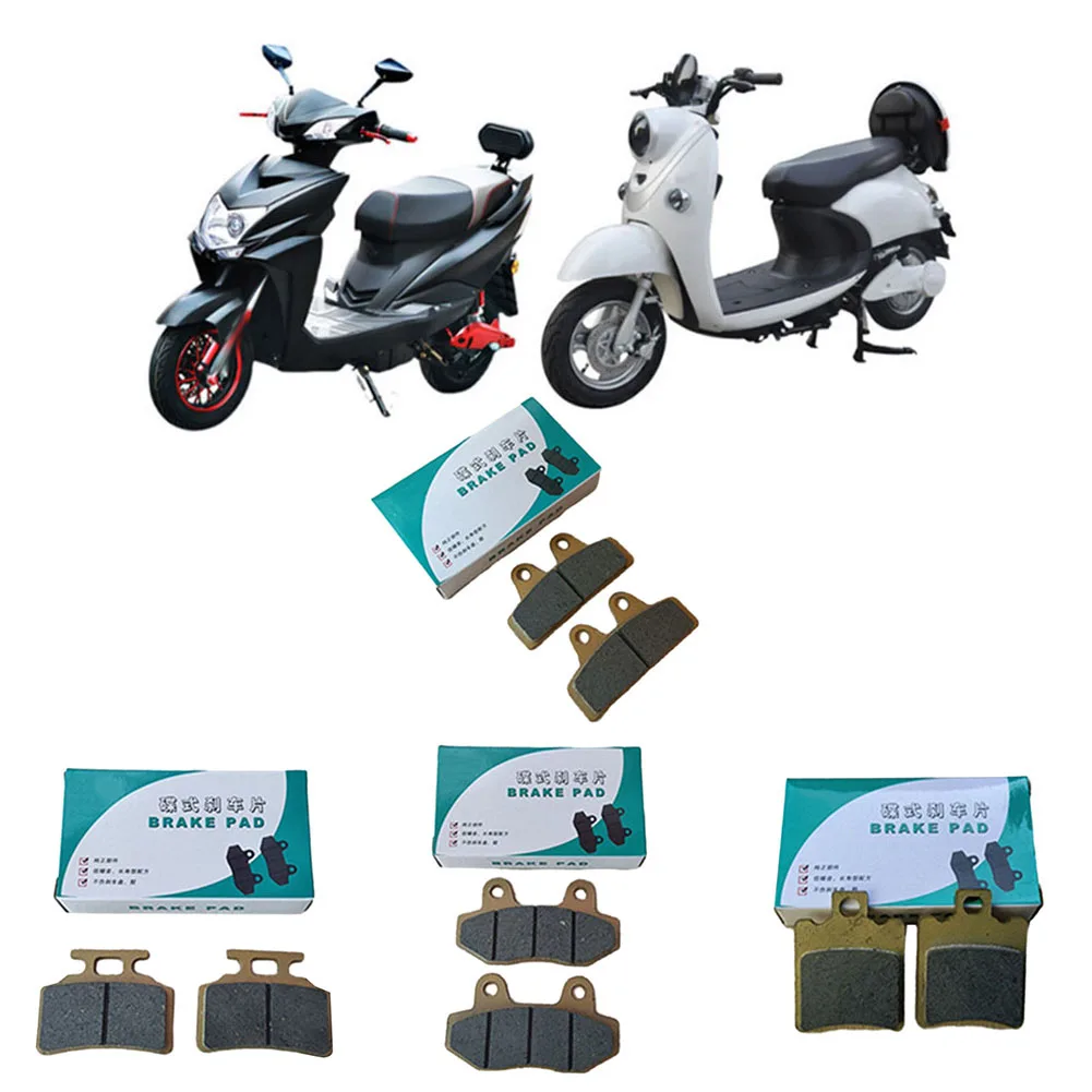 Half Metal Brake Pads for Chinese Halei Scooter Strong and Wear resistant Materials Low Noise Long lasting Performance