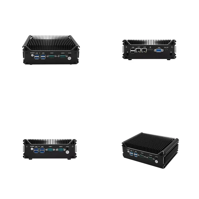 4-14th Gen CORE I5 I7 Cpu Dual Network Fanless PC Dual RS485/232 Serial Port 6*B Win10 Linux Mini Industrial Computer