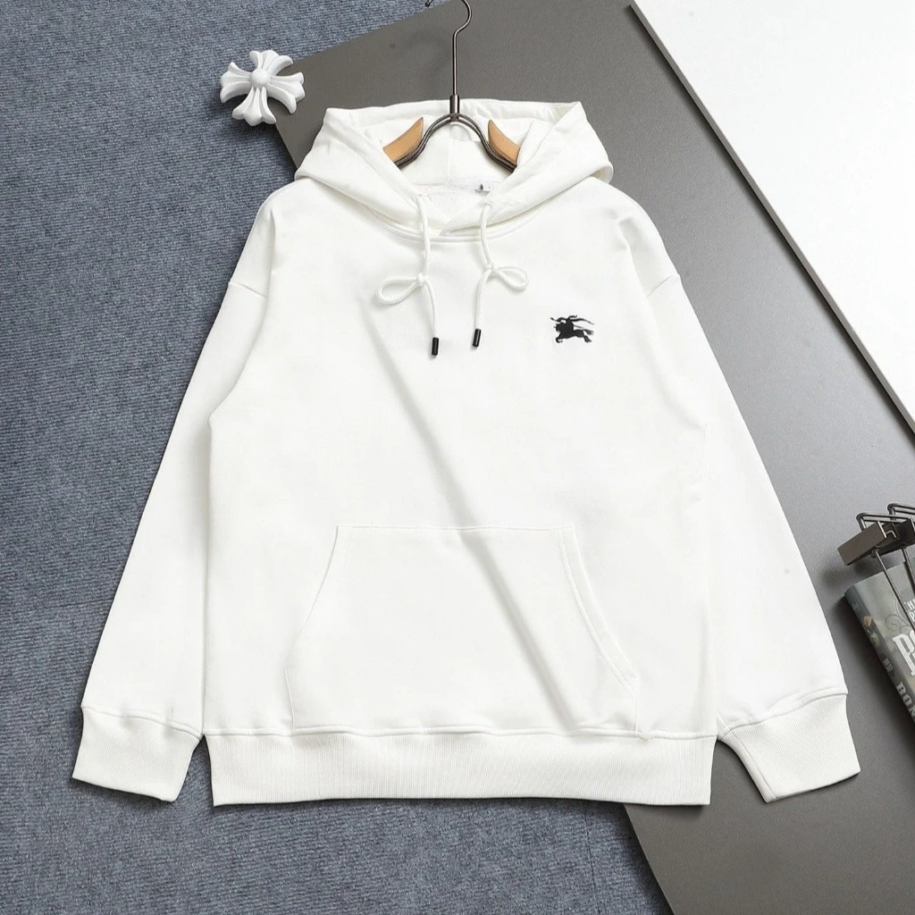 بربري خريف/شتاء جديد البلوز 2025 الرجال والنساء الأمريكية الخفيفة الفاخرة الاتجاه تنوعا سترة فضفاضة غير رسمية مقنعين