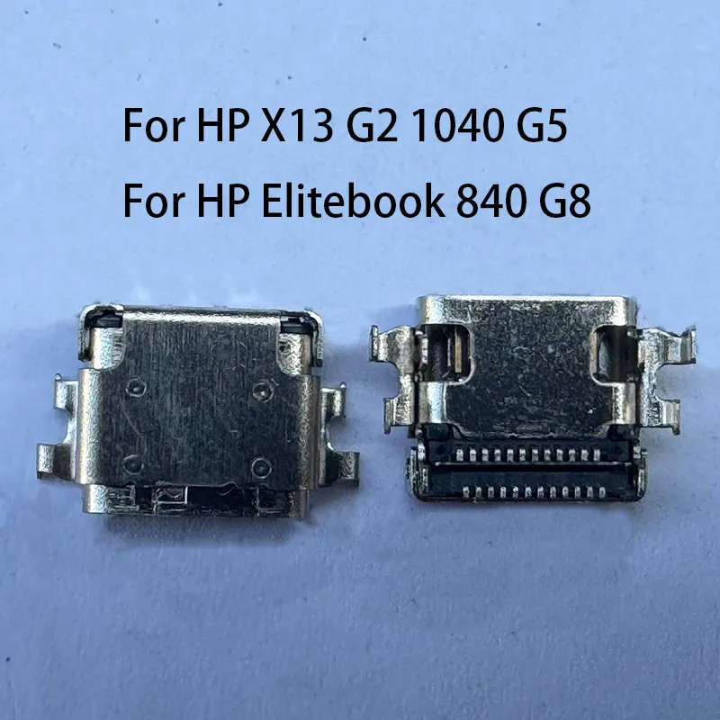 

1pcs 24P Double Pin Female USB Port Socket For HP X13 G2 1040 G5 Elitebook 840 G8 Tail Plug Power Interface Charging Port