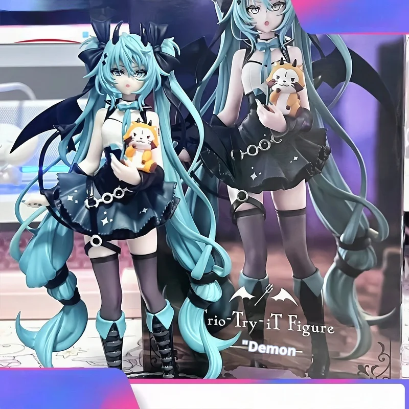 

Miku Devil's Handmade Raccoon X Devil Miku Lolita Collectible Action Figure Model Toy for Birthday Gift