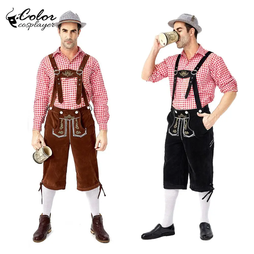 Farbe Cosplayer Karneval Cosplay Kostüm Männer Ethnische Traditionelle Anzug Festival Party Kleidung Bühne Purim Outfit Erwachsene Kostüme