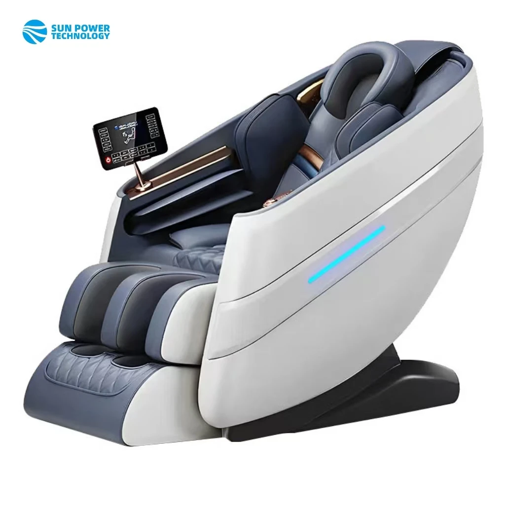 Most Popular Leather Gaming Chair With Footrest And Massage Lifestyle Massage Chair For Home Use