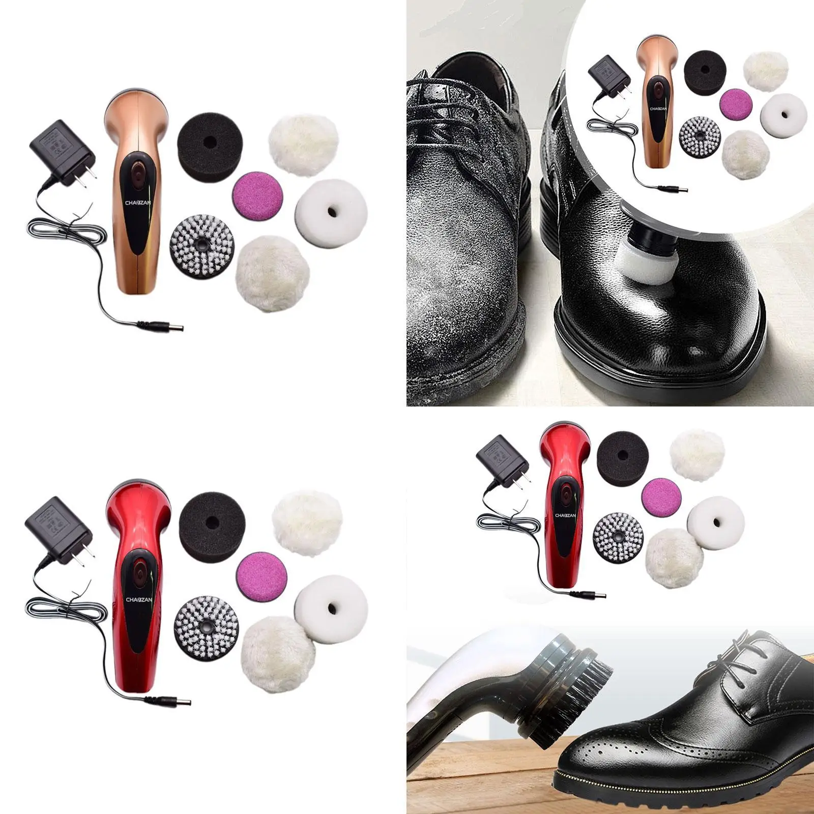 

Электрическая щетка для чистки обуви, буферная беспроводная многофункциональная перезаряжаемая электрическая щетка для обуви, набор для диванных сумок, кожаных