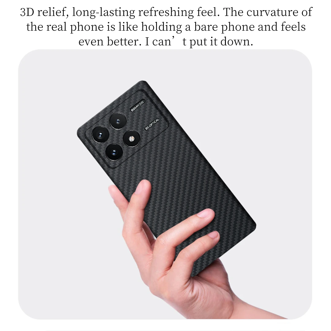 ACC-Real Carbon Case For Xiaomi Redmi K70  Aramid fiber Luxury Aramid Fiber Cover For Redmi K70 Pro Shell Redmi  K70E Case