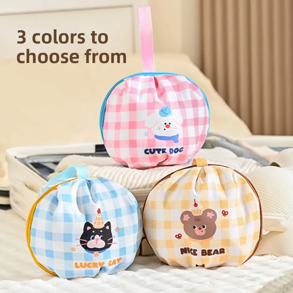 Shell Shape Underwear Storage Bag Portable Travel Lingerie Organizer Handbag Breathable For Bras Panties Socks Durable Home Use