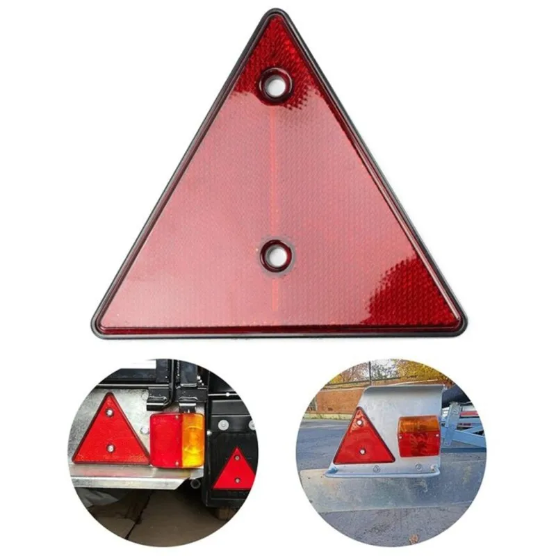 DIGIT-2 Vehicle Reflective Triangular Retroreflectors - Enhance Road Safety Easy To Install On Cars, Trailers, And Bicycles