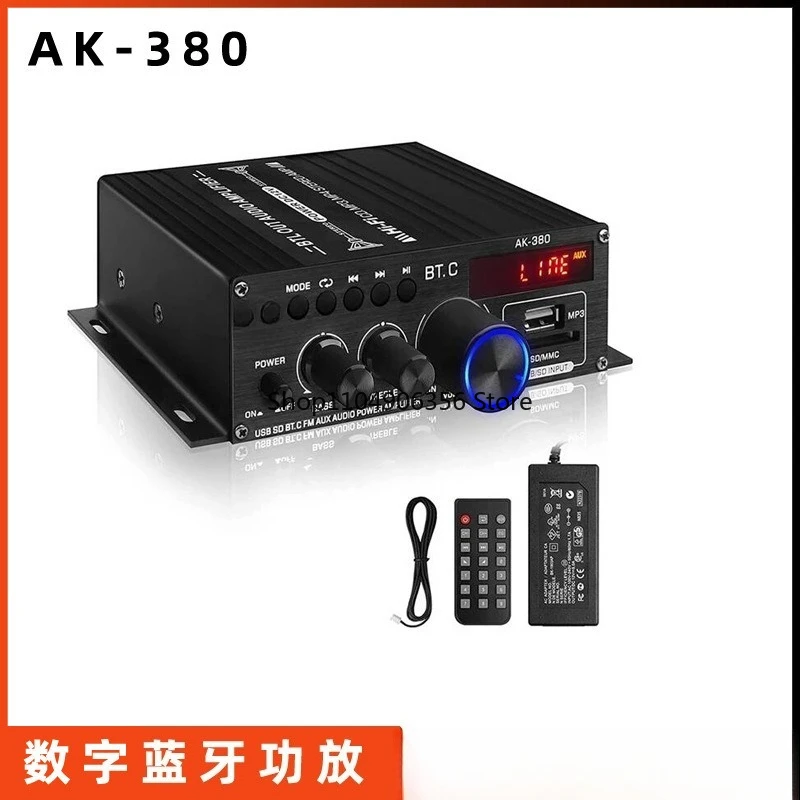 For mini car car Bluetooth power amplifier, home 12V hifi power amplifier board audio and video equipment, luxury package