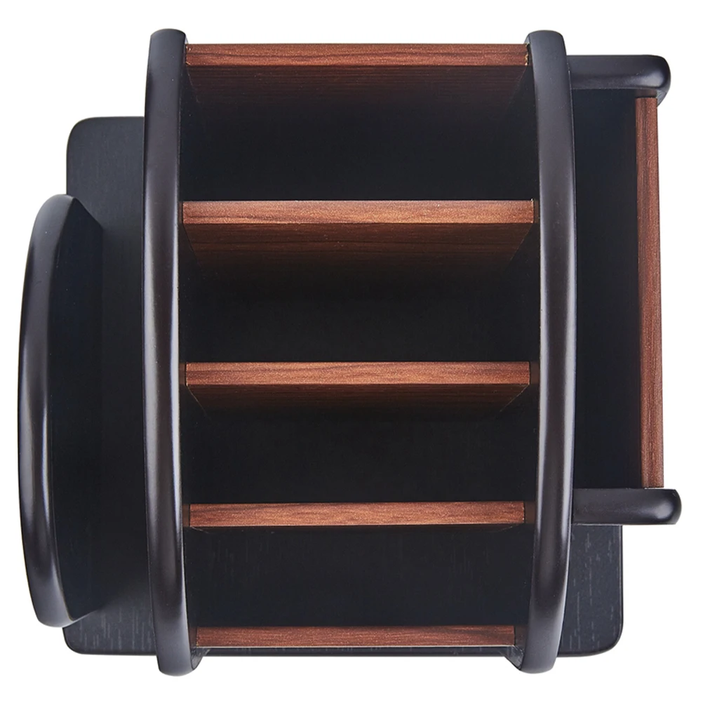 

Wooden Pen Holder Desk Organizer Stationery Storage Creative Design Sturdy Structure Lightweight Portable Use For Pencils