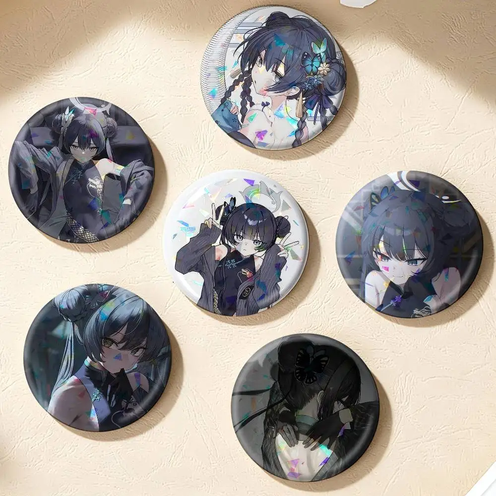 Ryuuge Kisaki Blue Archive   75mm 44mm 25mm Brooch Backpack Hat Pins Accessories Toys Badge
