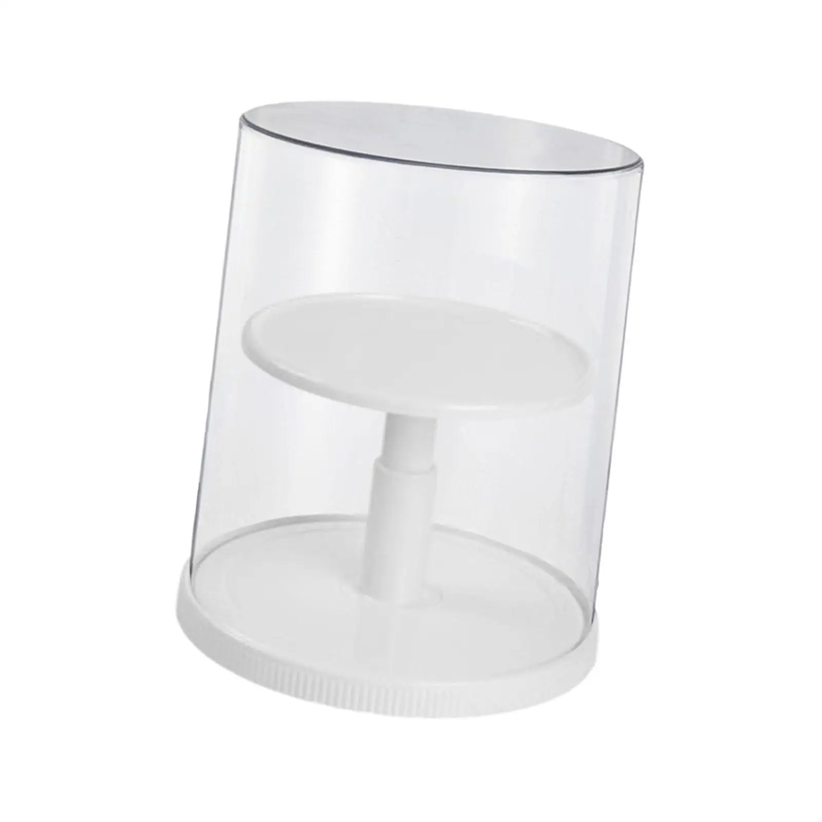 Clear Figure Display Case Doll Storage Box Practical Versatile Modern Showcase Rotatable for Collectibles Mini Action Figures