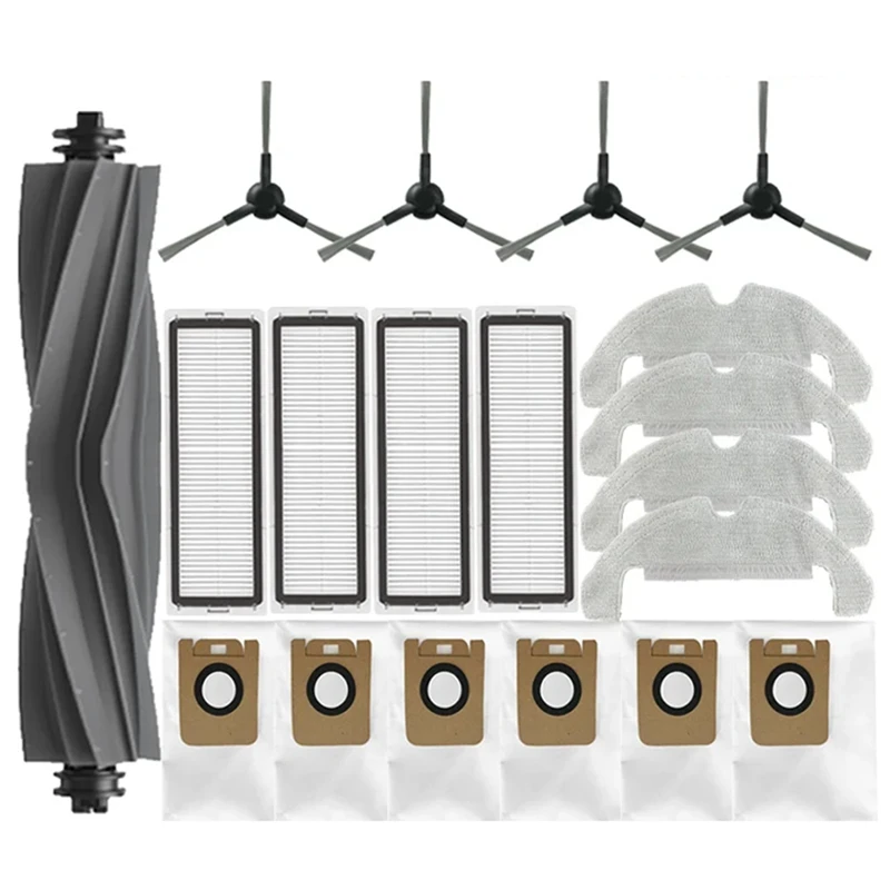 Mejoras para Robot aspirador Dreame Bot D10s Plus/D9 Plus: cepillos laterales, accesorios para mopa, filtros HEPA y bolsas