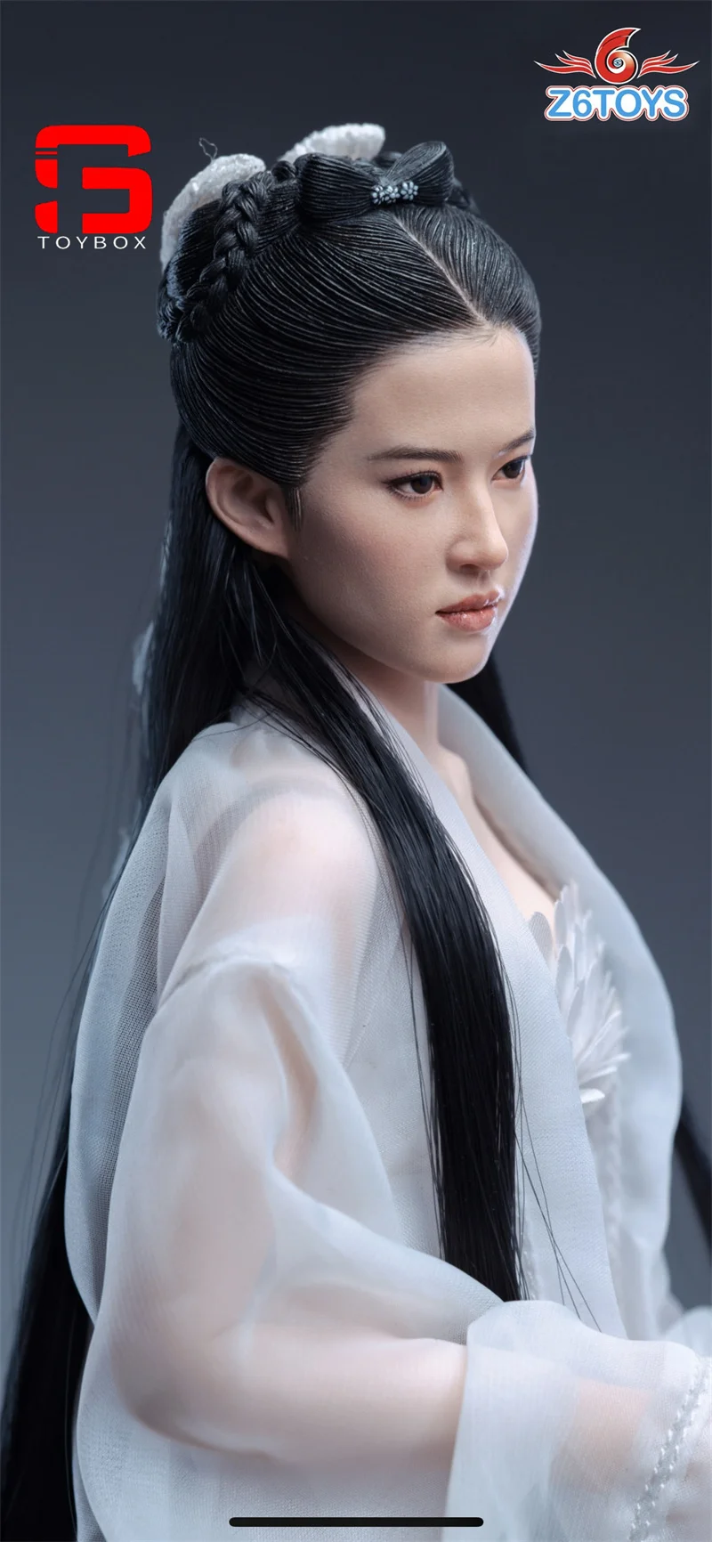 Z6TOYS Z006 1/6 스케일 Yifei 머리 조각 고대 크리스탈 리우 머리 조각 모델 맞는 12 인치 여성 군인 액션 피규어 바디