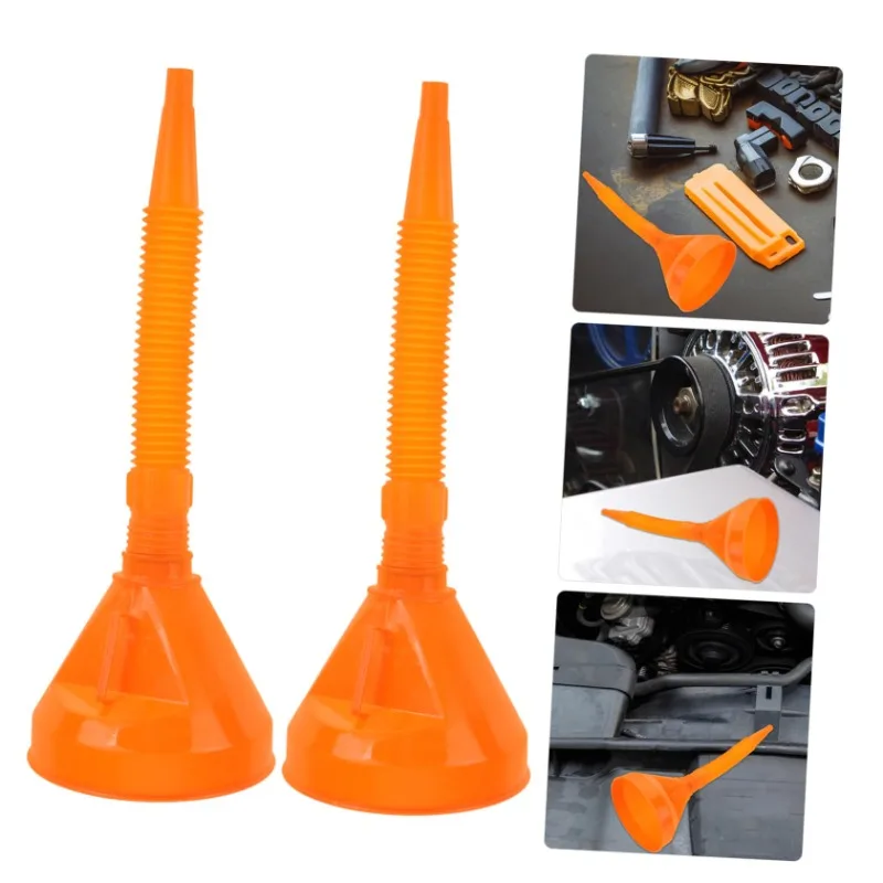 1 pz Imbuto universale per carburante per moto con tubo filtro Imbuto per olio motore per moto Moto 2025 Nuovo