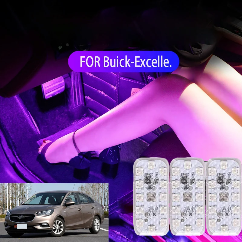 

FOR Buick-excelle2 LED Car Interior Ambient Foot Light Atmosphere Decorative Lamps Party decoration lights Neon strips