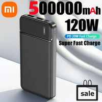 Xiaomi 120W 50000mAh Power Bank Super Fast Charger Portable External Battery High Capacity Power Bank For iPhone 16 Samsung New