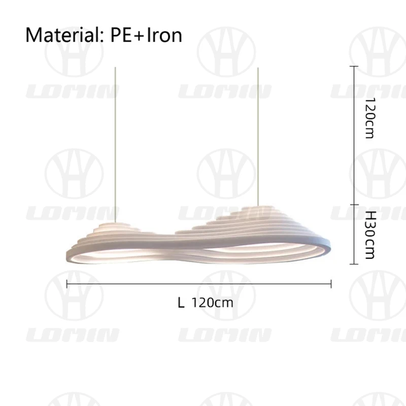 

Lomin Wabi-sabi LED Pendant Lights Terrace Creative Hanging Lamp For Restaurant Bar Island Kitchen Chandelier