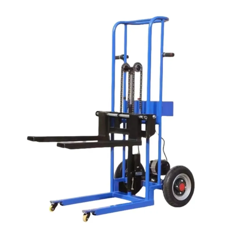 

Electric hand-pull loading and unloading truck hydraulic lifting and handling small forklift